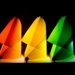 La lampe FUROSHIKI* (Art japonais du pliage de tissu) La lampe FUROSHIKI* (Art japonais du pliage de tissu)