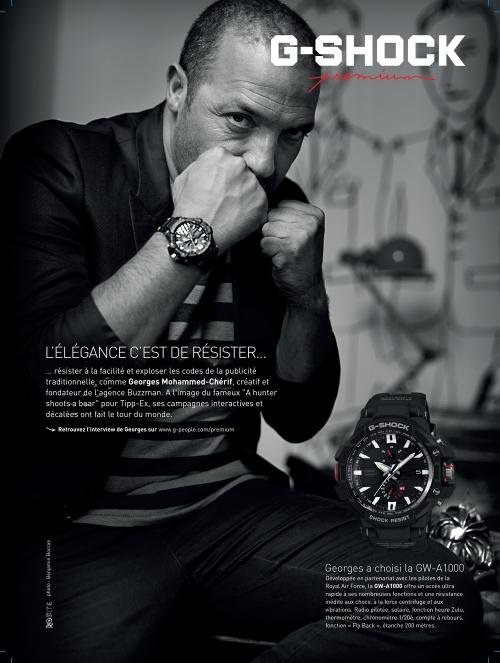GSHOCK-PREMIUM_GEORGES-MOHAMMED-CHERIF Le Buzz masqué porte une G-SHOCK