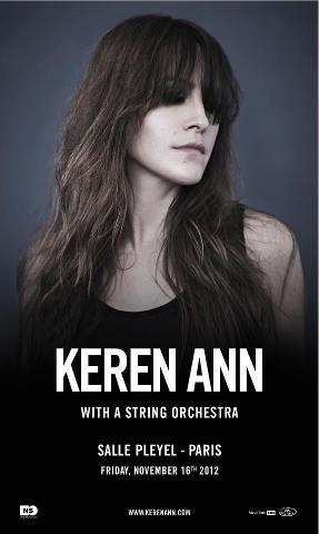 Keren Ann en concert exceptionnel à la Salle Pleyel
