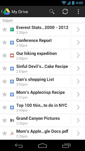 Google Drive – Une mise à jour qui fait plaisir !