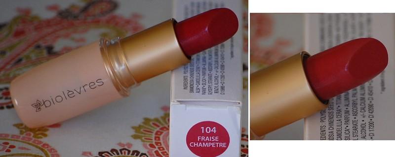 biolevres fraise champetre Rouges à lèvres Biolèvres : couleur et hydratation
