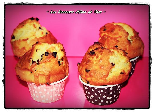 Muffins façon cookies Muffins façon cookies