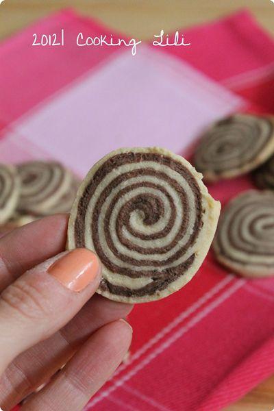 ♥ Biscuits marbrés Chocolat & Noisettes IMG_0902