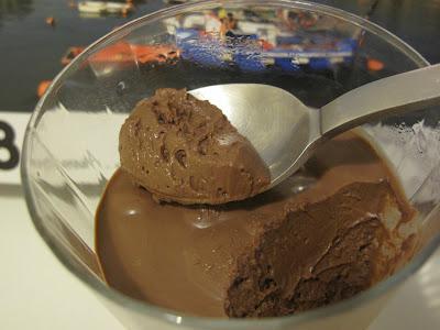 Dessert: Crème mousseuse Tofu Soyeux et Chocolat Noir