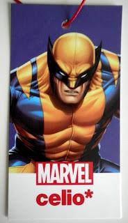 Etiquette du Tshirt Wolverine - collection Marvel Celio