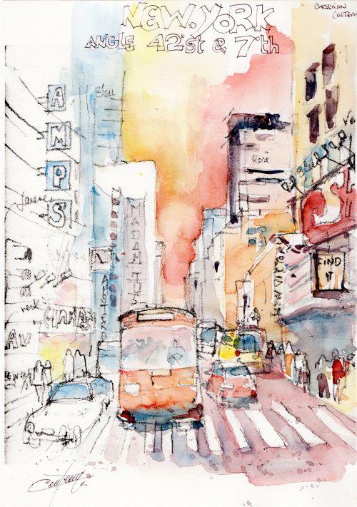 Stages: Croquis aquarellés Stages: Croquis aquarellés