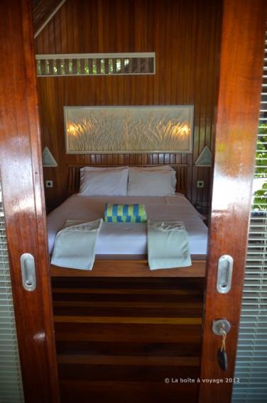 Notre chambre luxe au Walea Dive Resort (Waleabahi, îles Togian, Sulawesi Centre, Indonésie)
