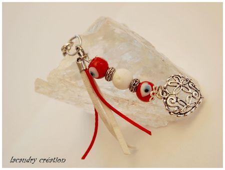 bijoux de sac rouge et coeur 1
