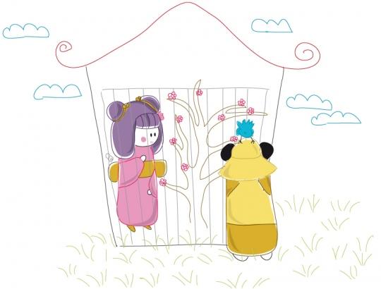 kokeshi4 La kokeshi des temps fleuris (suite)