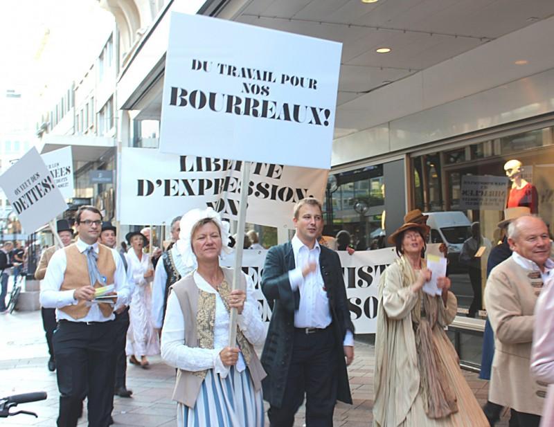 Les partisans du Oui pour la Constitution genevoise défilent en ville! 2.jpg