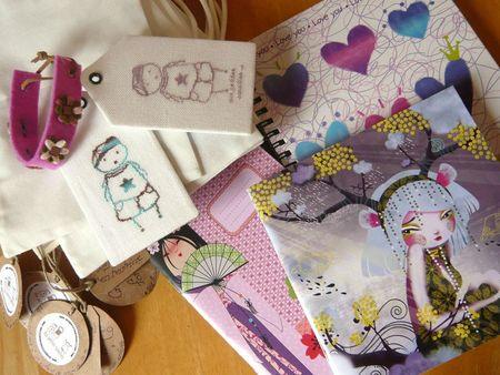 mes petits carnets kits créatifs craft bag dans mon atelier