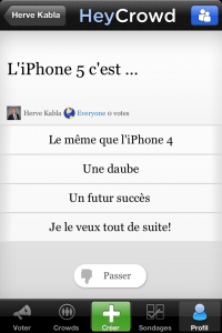 Les plus futiles ou les plus intéressées HeyCrowd, une formidable application pour faire des études via le mobile
