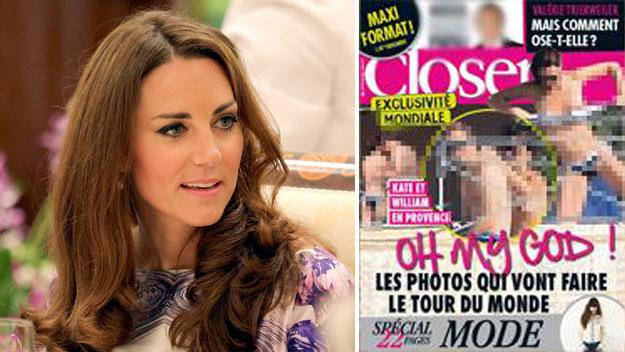 Choc : Closer publie des photos de Kate Middleton topless !