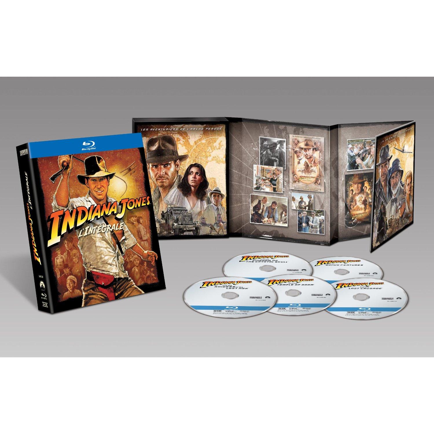 [PRECO] Quadrilogie Indiana Jones – Boîtier métal – Edition spéciale Amazon