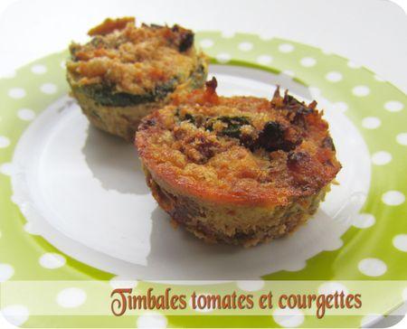 Timbales tomates et courgettes timbales courgettes tomates (scrap)
