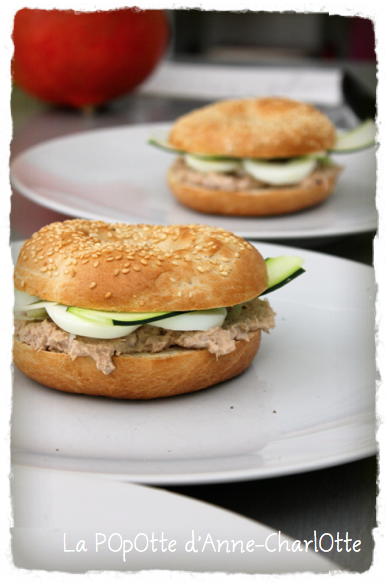 Bagels Thon Oeuf Courgette