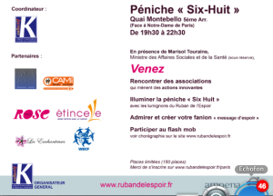 Ruban de l'espoir Paris Image 43 Le tour de France de l’espoir