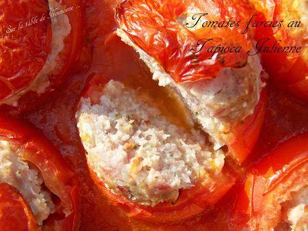 Tomates farcies au tapioca julienne 6