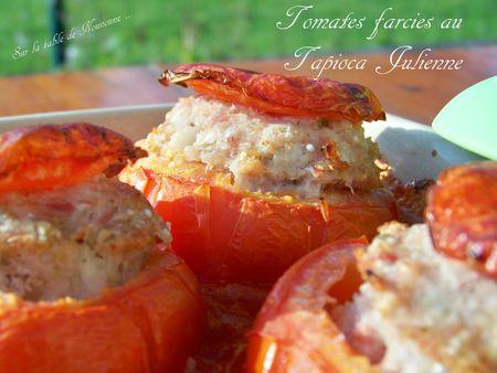 Tomates farcies au tapioca julienne 2