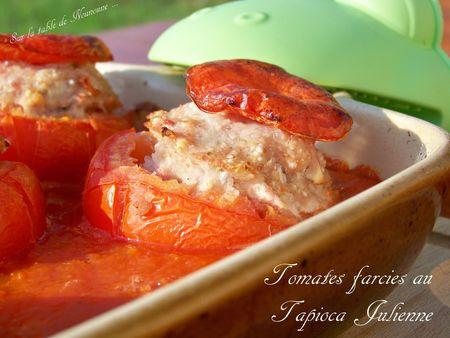 Tomates farcies au tapioca julienne 3
