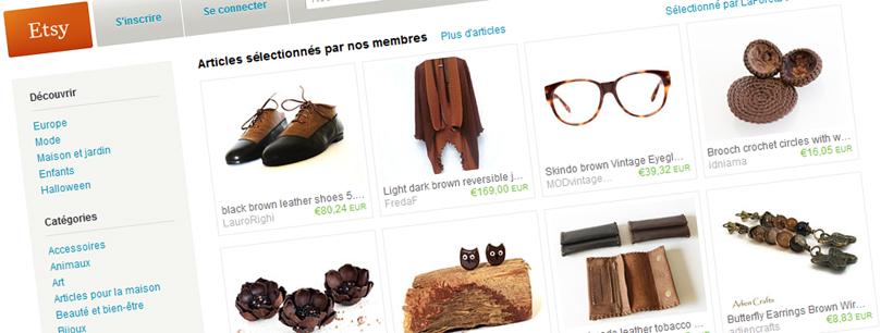etsy La blogosphère féminine pour les nuls