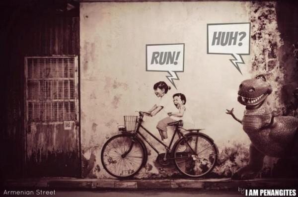 Ernest Zacharevic : le street art participatif Ernest Zacharevic : le street art participatif