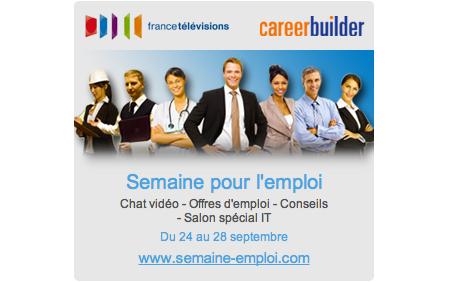 Participez à la semaine pour l’emploi du 24 au 28 septembre Participez à la semaine pour l’emploi du 24 au 28 septembre
