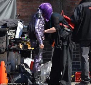 article-2204488-150F61E3000005DC-345_634x590 Kick-Ass 2 : nouvelles photos du tournage avec Chloe Moretz