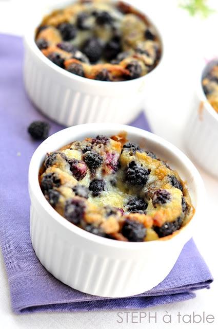 Clafoutis aux mûres.. ou mon retour sur la blogosphère culinaire!!!