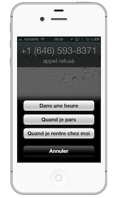 alerte iPhone iOS 6: les nouveautés de l’application Téléphone