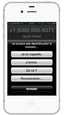 repondre pas message sms iPhone iOS 6: les nouveautés de l’application Téléphone