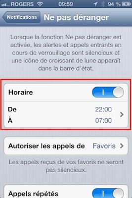 iphone ios 6 ne pas deranger 31 iPhone iOS 6: les nouveautés de l’application Téléphone