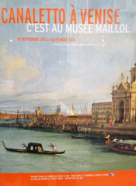 CANALETTO à Venise -Musée MAILLOL