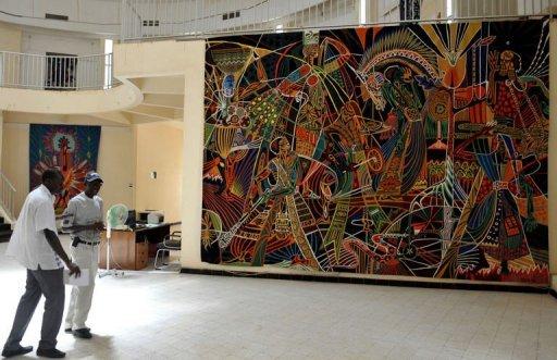 Une tapisserie de Thiès (Sénégal) au siège des Nations Unies