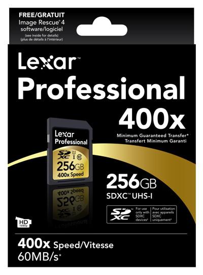 508_59085 _CF8GB_300x_NA 256Go pour la SDXC de Lexar