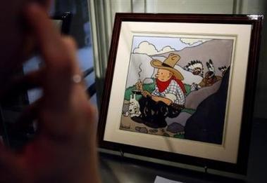 Une gouache originale de Tintin se vend 780.000 euros !!!