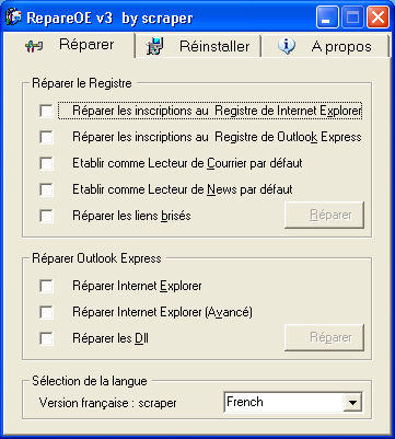 Outlook Express n'affiche plus messages