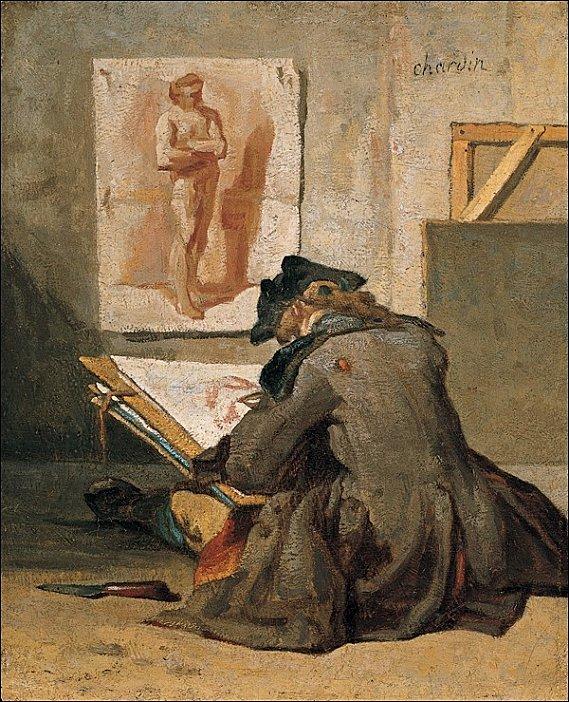 jean simeon chardin jeune dessinateur