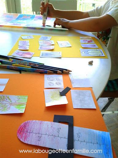 Atelier créatif pour apprendre la notion du temps en maternelle : tutoriel du semainier