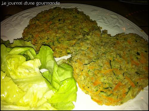 Galettes de quinoa aux légumes http://farm9.staticflickr.com/8314/8020576336_d4b7ed90a7.jpg
