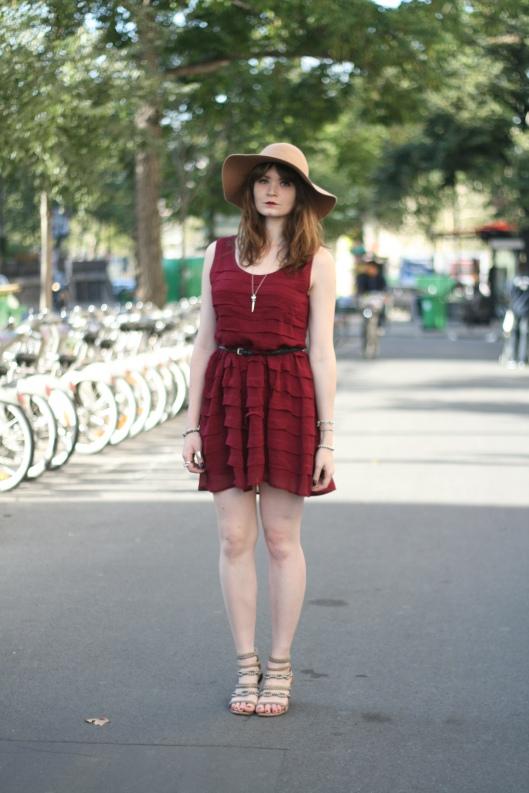 robe prune capeline beige Aesthesys
