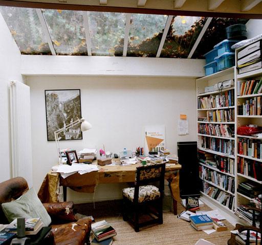MartinAmisroom512 Dans le bureau de Martin Amis