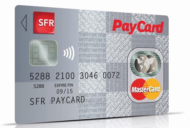 SFR PayCard, la carte de paiement PayPass sans contact par SFR SFR PayCard, la carte de paiement PayPass sans contact par SFR