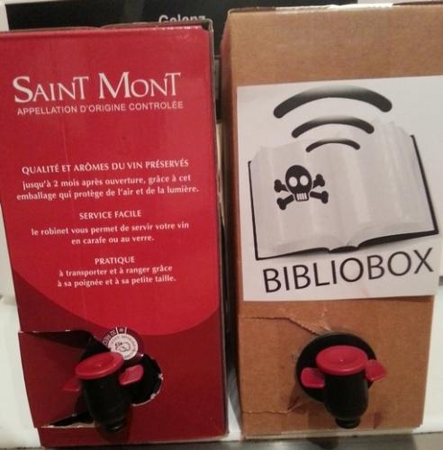 LibraryBox : BIBLIOBOX dans la bibliothèque BIBLIOBOX