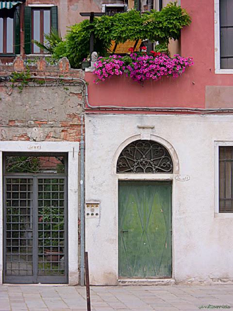 Le balcon fleuri de la Fondamenta de le Capuzine