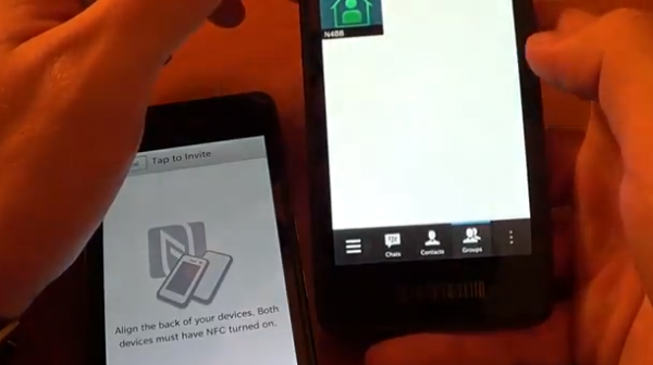 Capture BBM 10 présenté en vidéo non-officielle