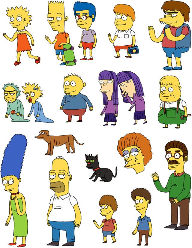 Simpsons Characters by Jack Teagle Simpsons Characters by Jack Teagle