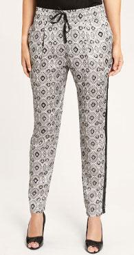 pantalon-imprimé Et si on tentait le pantalon pyjama comme Michelle Williams ?