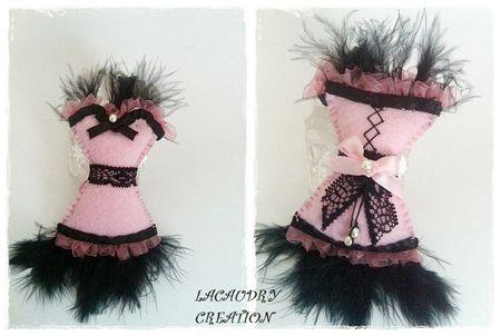 Mes porte clefs bijoux de sac modèle corset la suite ..... corset rectifié