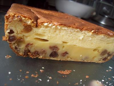 Ronde interblog n°30: gâteau moelleux et fondant au lait concentré et raisins secs